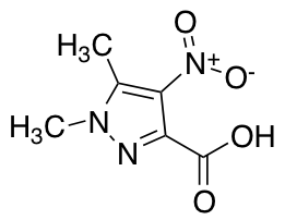 1,5-dimethyl-4-nitro-1H-pyrazole-3-carboxylic acid图片