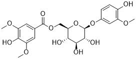 4-Hydroxy-3-methoxyphenol 1-O-(6-O-syringoyl)glucoside图片