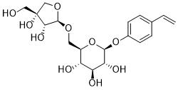 p-Vinylphenyl O-β-D-apiofuranosyl-(1→6)-β-D-glucopyranoside图片