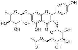 Kaempferol 3-O-(6''-O-acetyl)glucoside-7-O-rhamnoside图片