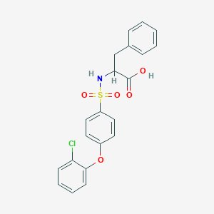 ((4-(2-Chlorophenoxy)phenyl)sulfonyl)phenylalanine图片