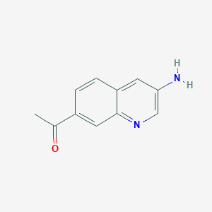 1-(3-AMINOQUINOLIN-7-YL)ETHANONE图片