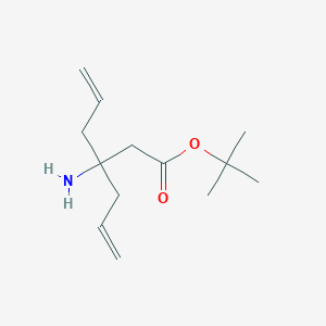 tert-Butyl 3-allyl-3-aminohex-5-enoate图片