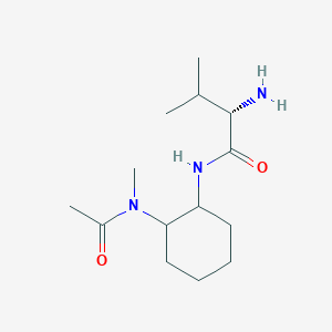 (S)-N-[2-(Acetyl-methyl-amino)-cyclohexyl]-2-amino-3-methyl-butyramide图片