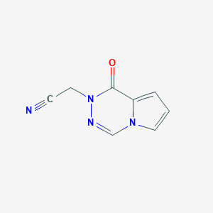 (1-oxopyrrolo[1,2-d][1,2,4]triazin-2(1H)-yl)acetonitrile图片