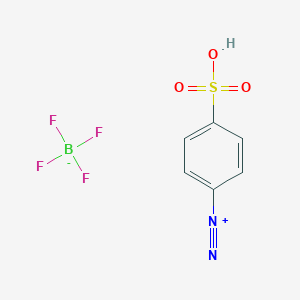 4-(Diazonium)benzenesulfonic Acid,Fluoroborate Salt图片