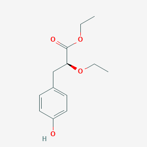 (S)-2-Ethoxy-3-(4-hydroxy-phenyl)-propionic acid ethyl ester图片