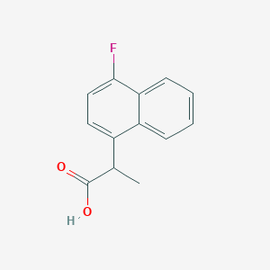 2-(4-Fluoro-naphthalen-1-yl)-propionic acid图片