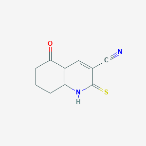 5-oxo-2-sulfanyl-5,6,7,8-tetrahydroquinoline-3-carbonitrile图片