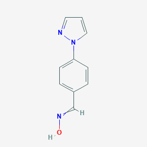 N-{[4-(1H-pyrazol-1-yl)phenyl]methylidene}hydroxylamine图片