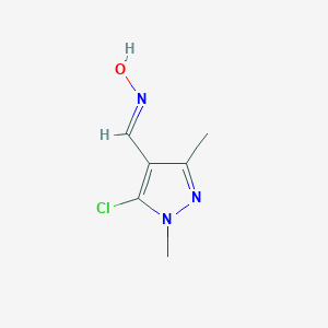 N-[(5-chloro-1,3-dimethyl-1H-pyrazol-4-yl)methylidene]hydroxylamine图片