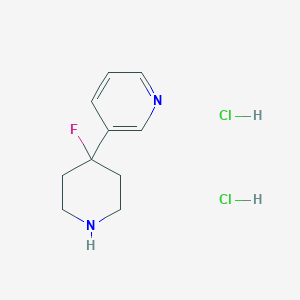 3-(4-Fluoropiperidin-4-yl)pyridine dihydrochloride图片