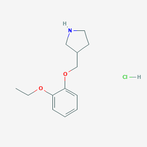 3-[(2-Ethoxyphenoxy)methyl]pyrrolidinehydrochloride图片