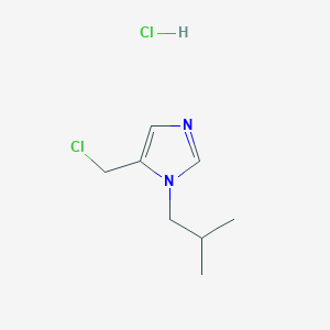 5-(chloromethyl)-1-isobutyl-1H-imidazole hydrochloride图片