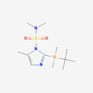 2-[(1,1-Dimethylethyl)dimethylsilyl]-N,N,5-trimethyl-1H-imidazole-1-sulfonamide-d3图片