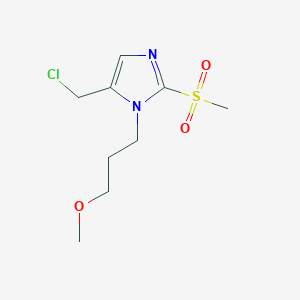 5-(chloromethyl)-2-methanesulfonyl-1-(3-methoxypropyl)-1H-imidazole图片