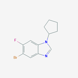 5-Bromo-1-cyclopentyl-6-fluorobenzimidazole图片