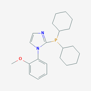 2-(Dicyclohexylphosphino)-1-(2-methoxyphenyl)-1H-Imidazole图片
