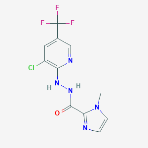 N'-[3-Chloro-5-(trifluoromethyl)-2-pyridinyl]-1-methyl-1H-imidazole-2-carbohydrazide图片