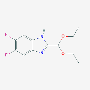 2-(Diethoxymethyl)-5,6-difluoro-1H-benzo[d]imidazole图片