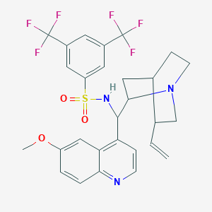 N-[(8α,9S)-6'-甲氧基奎宁-9-基]-3,5-双(三氟甲基)苯亚磺酰胺图片