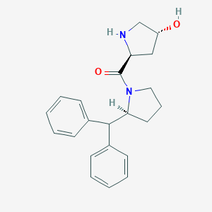[(2S)-2-二苯甲基吡咯烷-1-基][(2S,4R)-4-羟基吡咯烷-2-基]酮图片