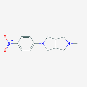 2-Methyl-5-(4-nitrophenyl)-octahydro-pyrrolo[3,4-c]pyrrole图片