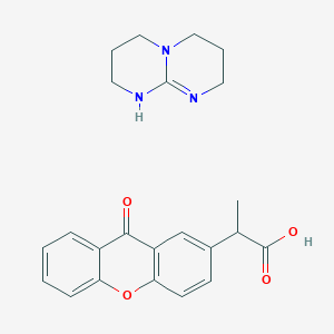 2-(9-Oxoxanthen-2-Yl)propionic Acid 1,5,7-triazabicyclo[4,4,0]dec-5-Ene Salt图片