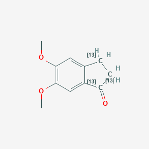 5,6-Dimethoxy-1-indanone-13C3图片