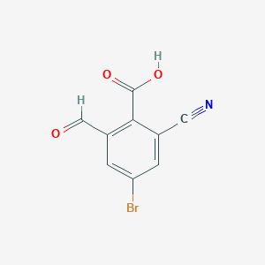 4-Bromo-2-cyano-6-formylbenzoic acid图片