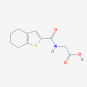 2-(4,5,6,7-Tetrahydro-1-benzothiophen-2-ylformamido)acetic Acid图片