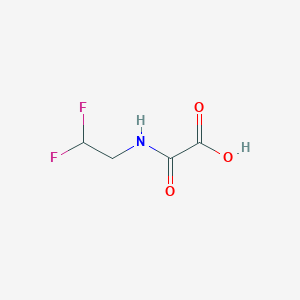 [(2,2-difluoroethyl)carbamoyl]formic acid图片