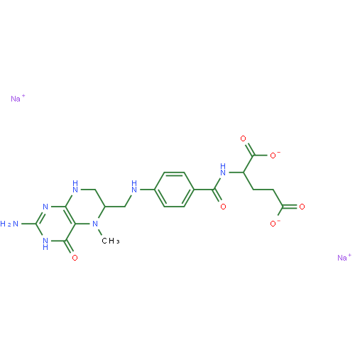 5-Methyltetrahydrofolic Acid Disodium Salt图片