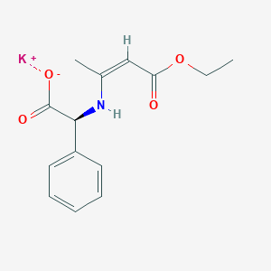 (αS)-α-[(3-Ethoxy-1-methyl-3-oxo-1-propenyl)amino]benzeneacetic Acid Monopotassium Salt图片
