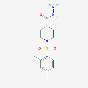 1-[(2,4-dimethylphenyl)sulfonyl]piperidine-4-carbohydrazide图片