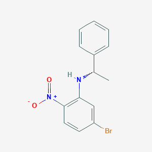 5-Bromo-2-nitro-N-[(1S)-1-phenylethyl]aniline图片