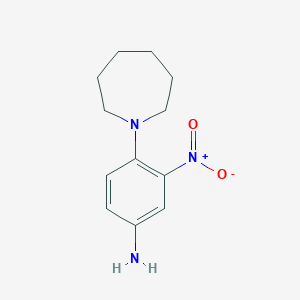 4-(Homopiperidin-1-yl)-3-nitroaniline图片