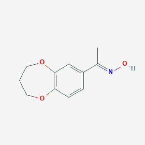1-(3,4-Dihydro-2H-1,5-benzodioxepin-7-yl)-ethanone Oxime图片