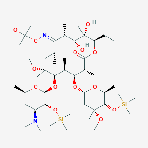 2',4''-O-Bis(trimethylsilyl)-6-O-methylerythromycin A 9-[O-(1-methoxy-1-methylethyl)Oxime图片