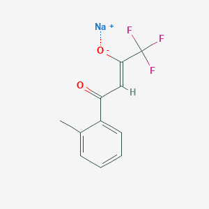 Sodium 1,1,1-Trifluoro-4-(2-methylphenyl)-4-oxobut-2-en-2-olate图片