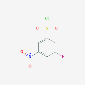 3-Fluoro-5-nitrobenzenesulphonyl chloride 95%图片