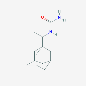 N-(1-Tricyclo[3,3,1,13,7]dec-1-ylethyl)urea图片