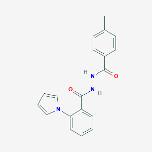 N'-(4-methylbenzoyl)-2-(1H-pyrrol-1-yl)benzenecarbohydrazide图片