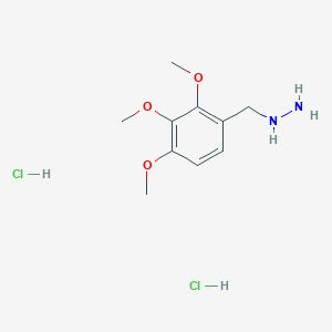[(2,3,4-trimethoxyphenyl)methyl]hydrazine dihydrochloride图片