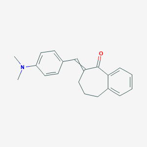 6-{(E)-[4-(dimethylamino)phenyl]methylidene}-6,7,8,9-tetrahydro-5H-benzo[a]cyclohepten-5-one图片