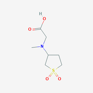 N-(1,1-Dioxidotetrahydro-3-thienyl)-N-methylglycine图片
