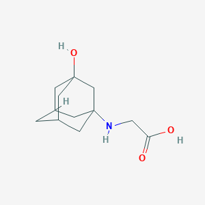 N-(3-Hydroxytricyclo[3,3,1,13,7]dec-1-yl)glycine图片