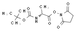 Boc-L-丙氨酸-N-丁二酰亚胺酯图片
