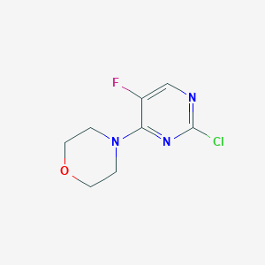 4-(2-chloro-5-fluoropyrimidin-4-yl)morpholine图片