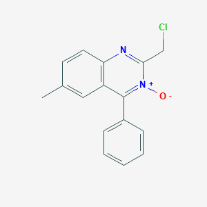 2-(Chloromethyl)-6-methyl-4-phenyl-quinazoline 3-Oxide图片